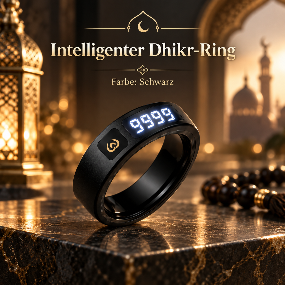 Noor Tasbih Ring – Digitaler Dhikr-Zähler
