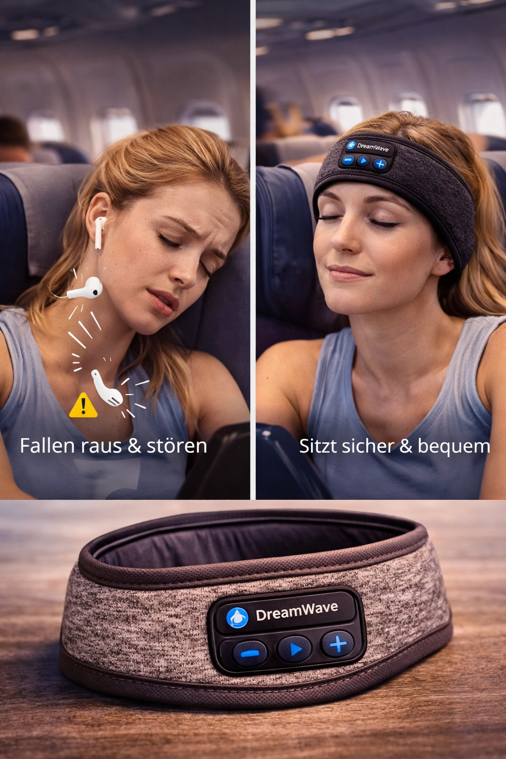 DreamWave™ – Bluetooth Stirnband